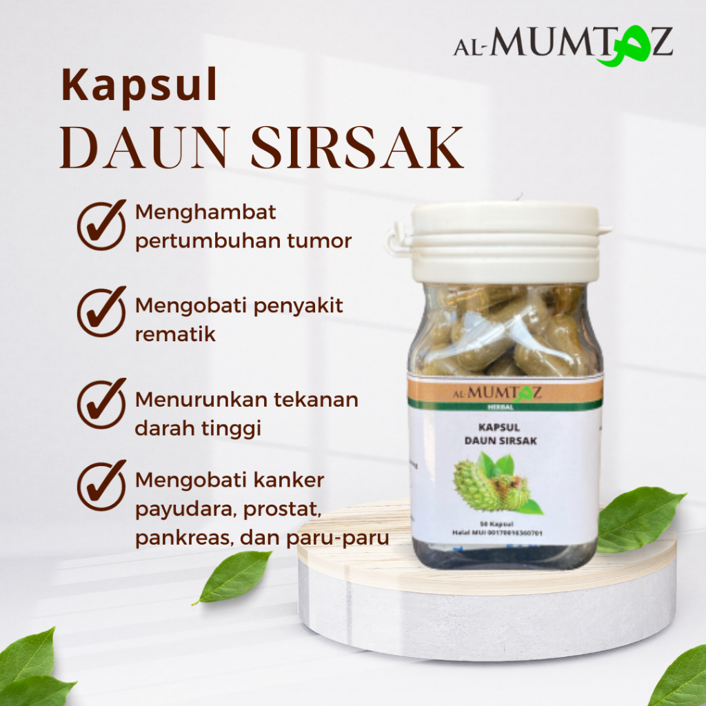 

COD Herbal Kapsul Bubuk Daun Sirsak Untuk Kista, Kanker, Tumor, Sendi Suplemen Origina Asli Alami