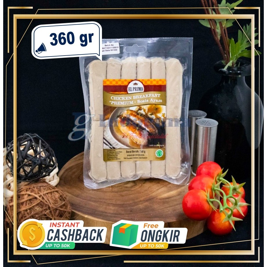 

Sosis Daging Ayam Premium "Breakfast" / Chicken Breakfast Premium 360GR