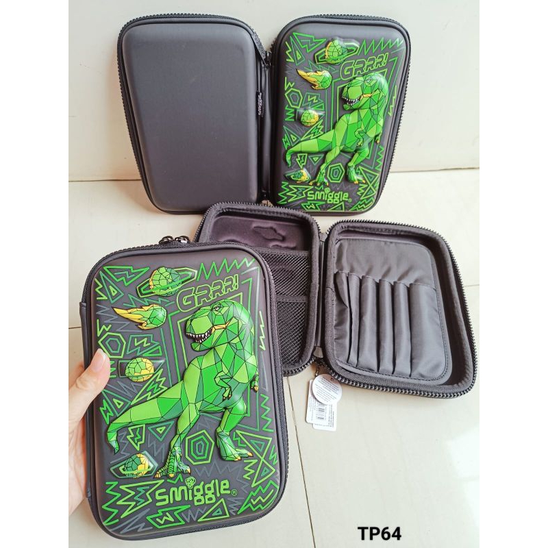 

HARDCASE TP64 TREX GREEN/TEMPAT PENSIL KARAKTER