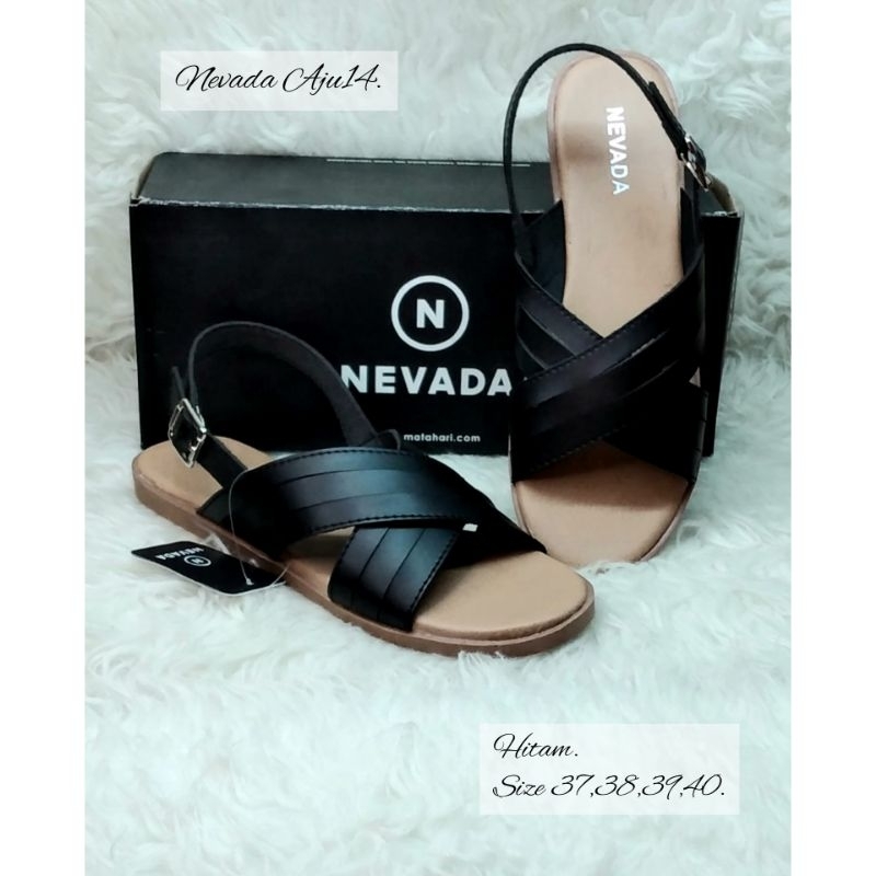 Promo Branded Matahari Sandal tali flat Wanita Nevada.