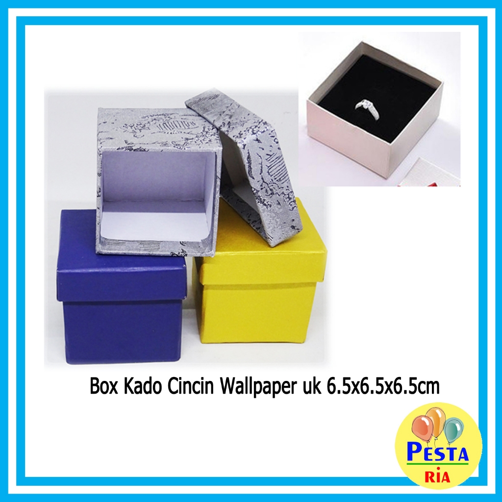 

Murah!! (1Pcs) Box Kado Cincin Walpaper, box kado, box ultah, kotak souvenir, kotak, box hampers