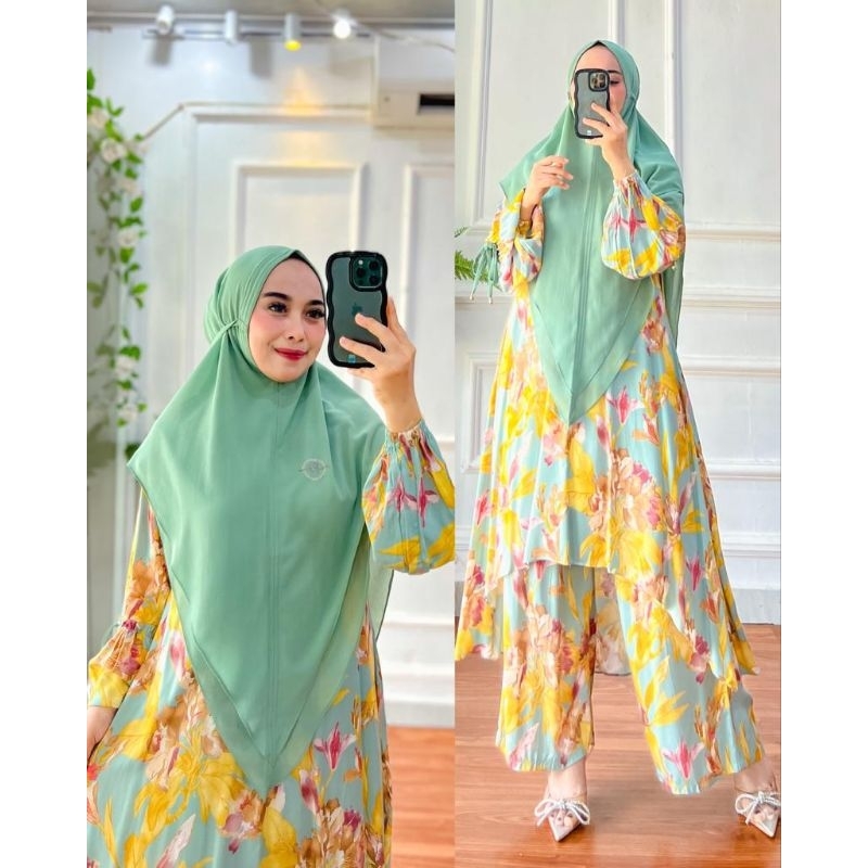 One Set Bergo ORI by Poppi Syari