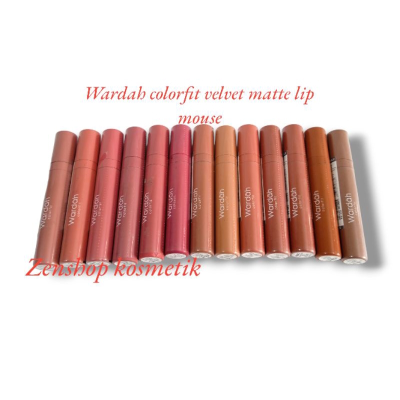 WARDAH COLORFIT VELVET MATTE LIP MOUSSE ORI
