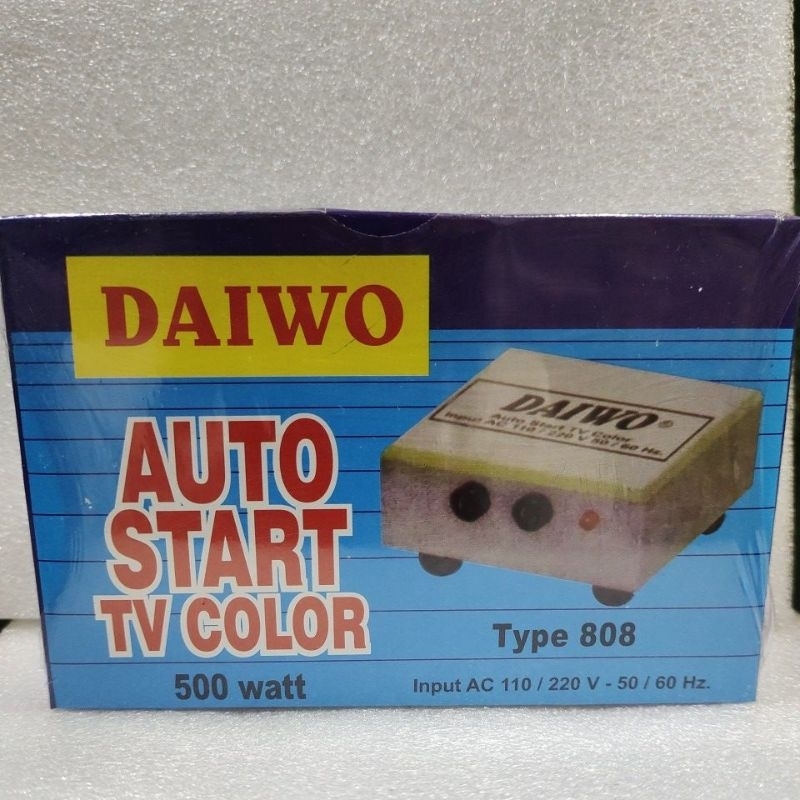 Auto start tv color 500watt  penghemat daya listrik anti jeglek type 808