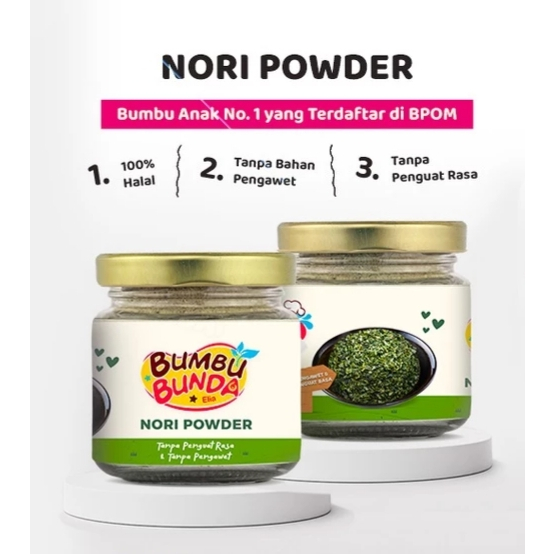 

Bumbu Bunda Cheese powder / Nori powder / Garlic butter 50g