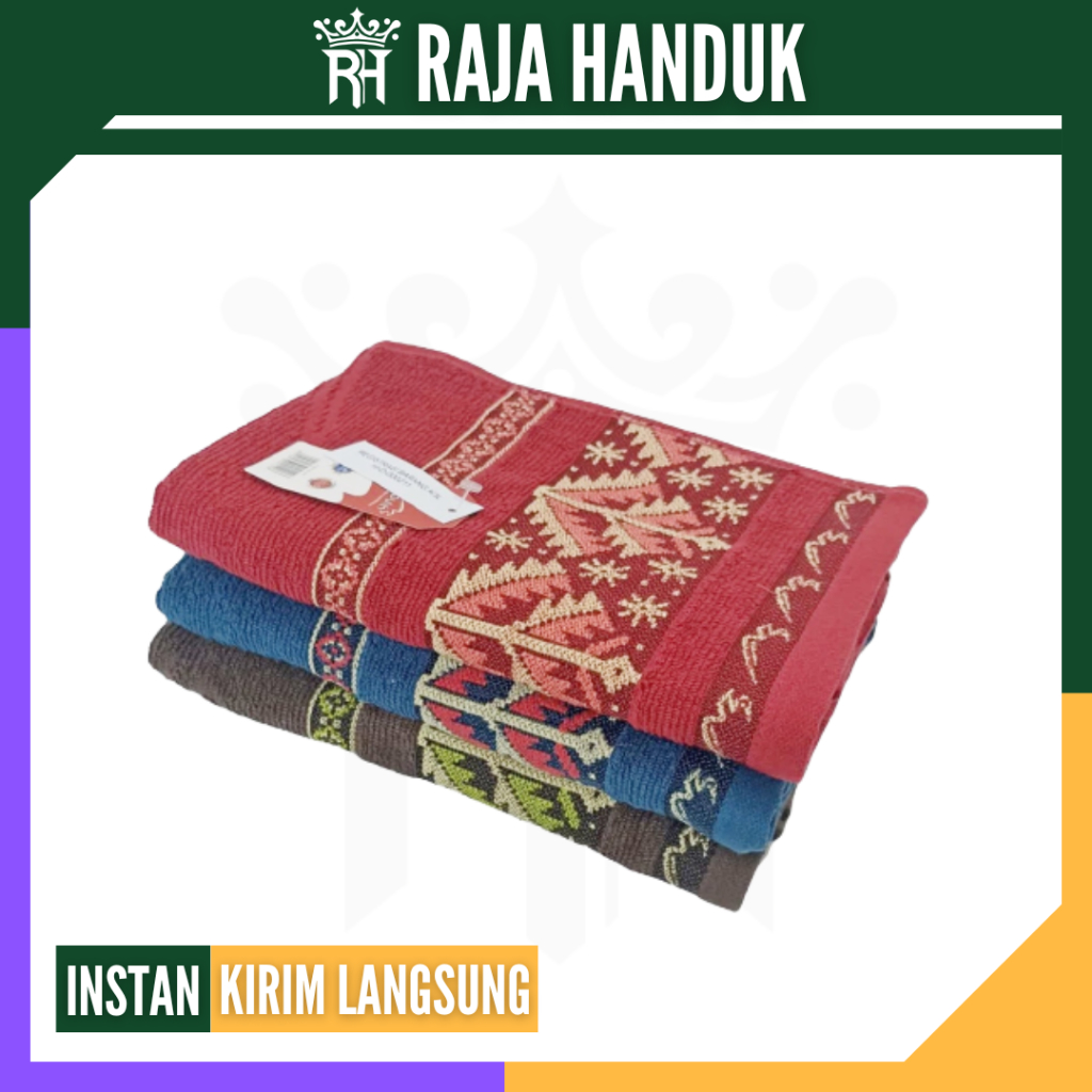 RH GROSIR: Handuk Merah Putih by Terry Palmer Motif 11685 / Handuk Mandi Anak 50x100