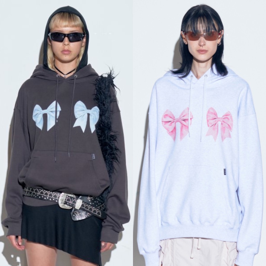 SCULPTOR Bow Bow Hoodie Ribbon