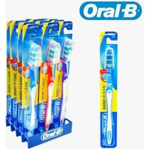 "RAYA" ORAL-B Shiny Clean Soft Sikat Gigi Isi 1