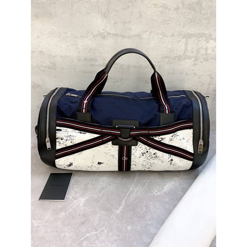 Dior Motion Homme Three-Tone Duffle Bag 2016