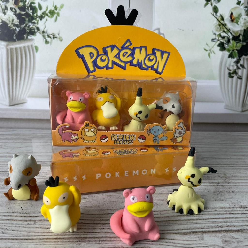 

Penghapus Pensil Bentuk Monster Pokemon - PIKACHU SLOWPOKE CUBONE RIMIKYU EDITION ER 1056 - eraser pencil wangi lucu unik estetik
