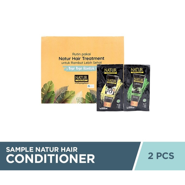 NATUR HAIR CARE SACHET 8ML (GIFT) - Conditioner rambut