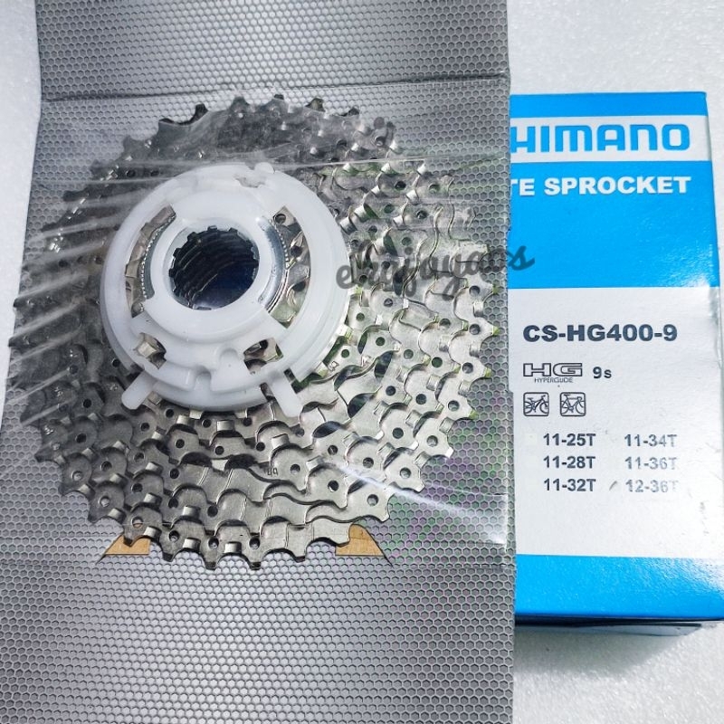 Sprocket Shimano HG400 9Speed 12-36T Original - Sprocket Shimano 9Speed 12-36T - Gear shimano 9speed