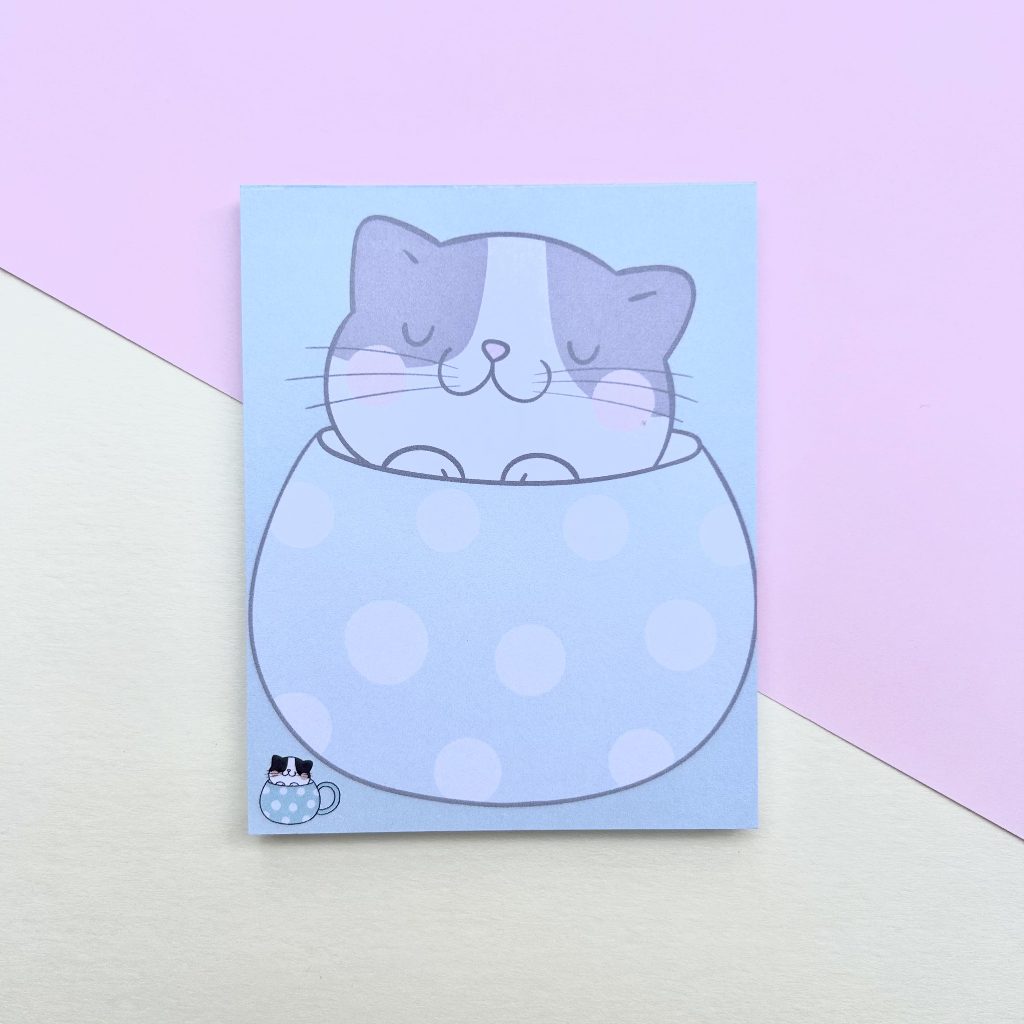 

HOUI - Memopad Lucu Cute Colorful // Memopad Kucing Tosca 8x10cm