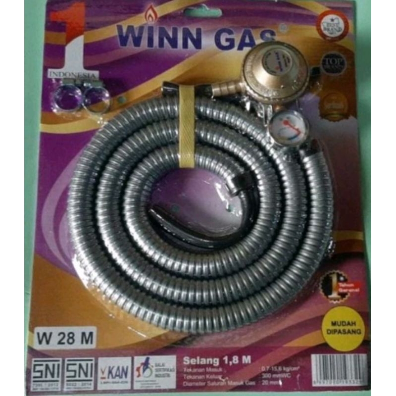 1 SET REGULATOR  KOMPOR GAS LGP WIN GAS