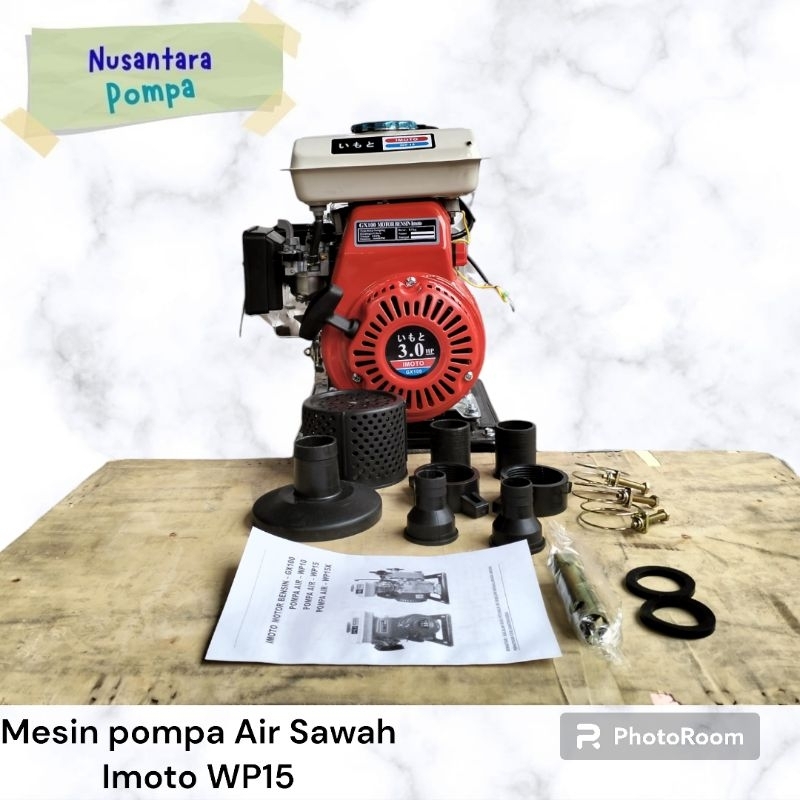 Mesin Pompa Air Sawah Imoto WP15 / Mesin Pompa Alkon Imoto 1.5Inch