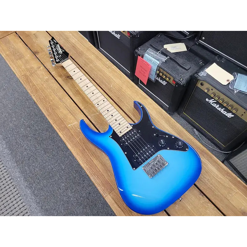 IBANEZ ORIGINAL GRGM21M Blue Burst Gitar Elektrik GRG M21M GIO