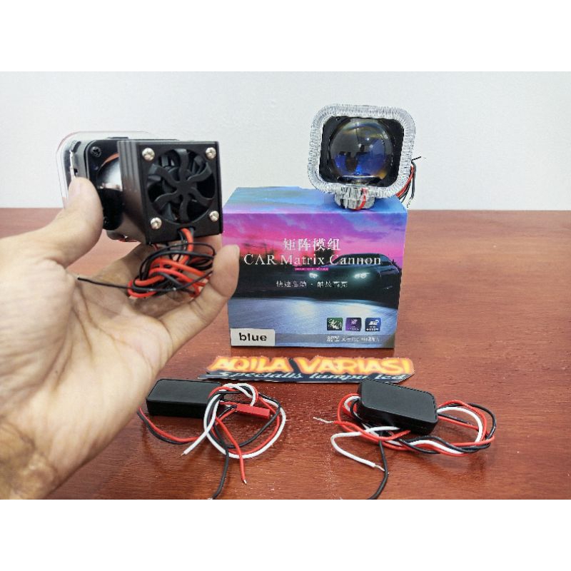 LAMPU BILED METRIX 1.5 INCH PLUS SHROUD  COVER ANGEL EYES MOTOR MOBIL