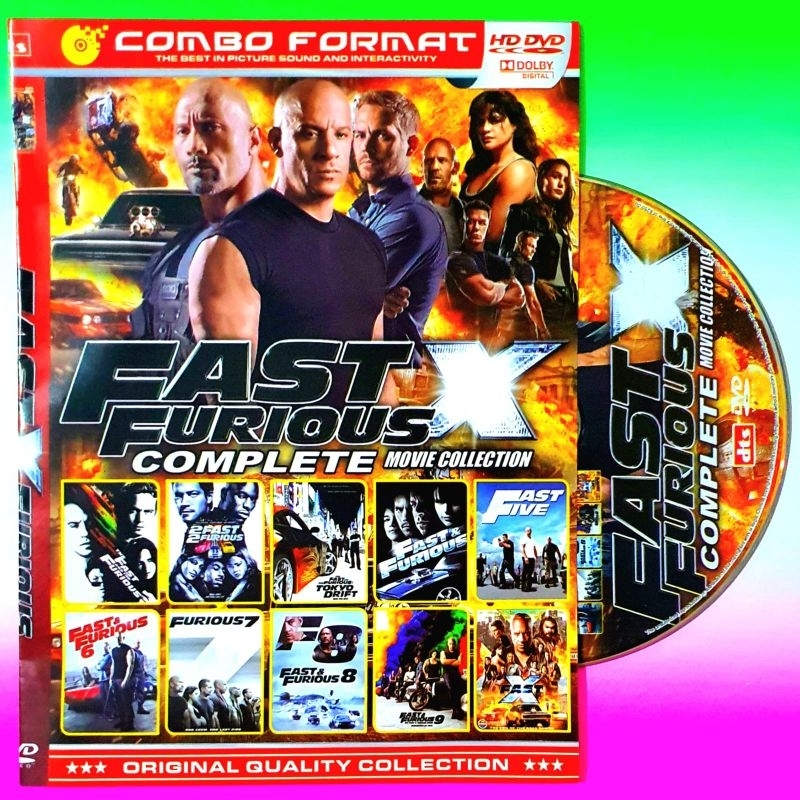 KASET DVD FAST AND FURIOUS LENGKAP