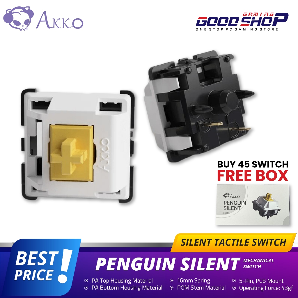 Akko Penguin Switch - Mechanical Switch Keyboard