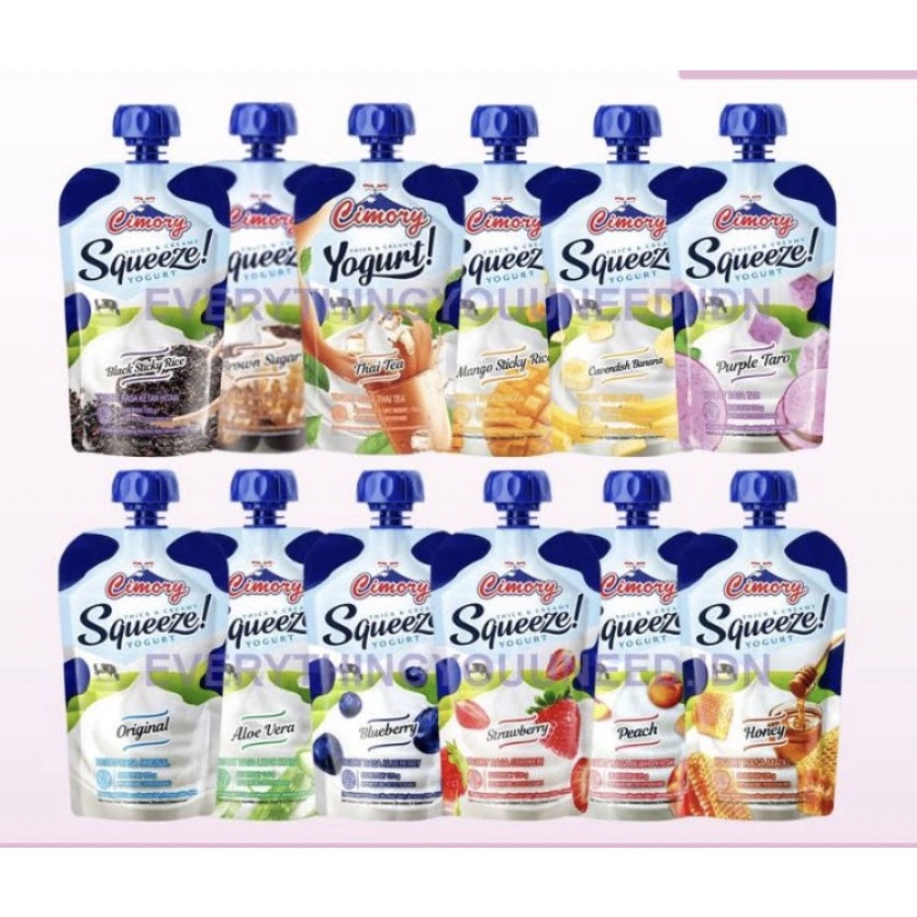 

[☽R20@] [GROSIR!!] Cimory Squeeze 1 DUS isi 24 PCS - grosir yoghurt nikmat squeezy termurah Trendy