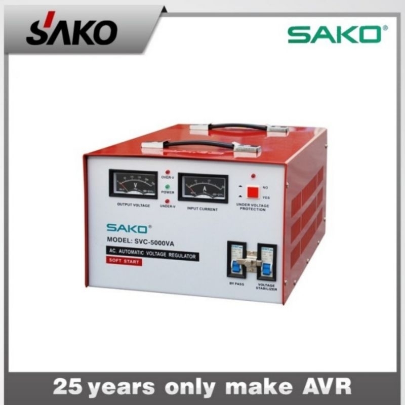 Stabilizer Sako SVC-5000 Stabil Sako SVC5000 5KVA