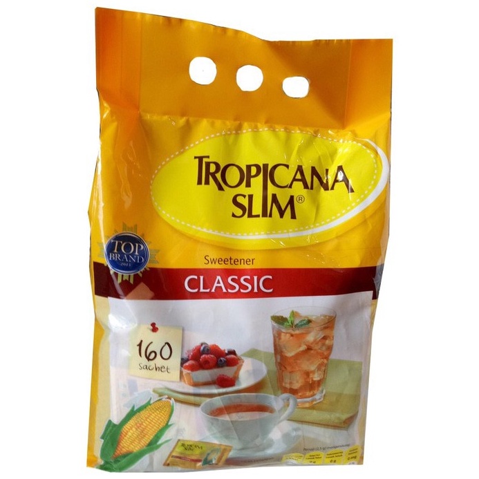 

DISKON BRANDS FESTIVAL TROPICANA SLIM SWEETENER CLASSIC 160 sachet !