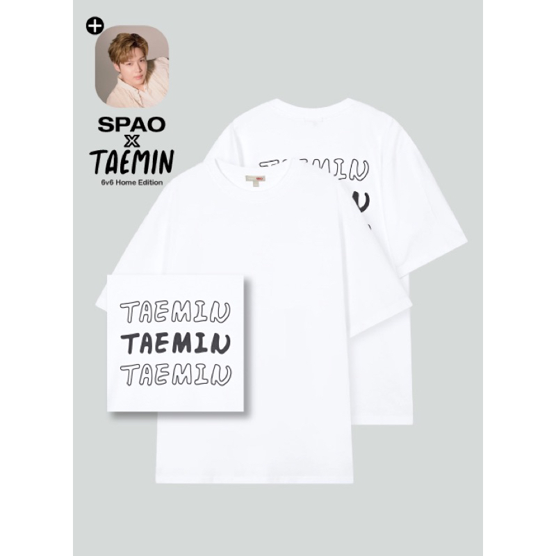 [READY STOCK] TSHIRT SPAO x TAEMIN