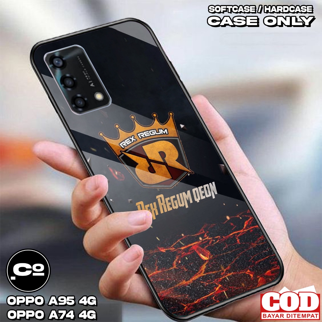 Case OPPO A95 4G / OPPO A74 4G - Casing OPPO A95 4G / OPPO A74 4G  [ RRQ ] Silikon OPPO A95 4G / OPP
