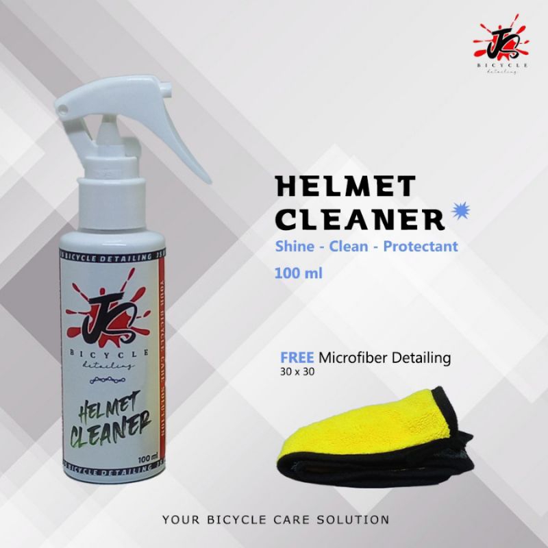 Js Helmet Cleaner cairan pembersih bagian luar helm sepeda hydrophobic Bekasi
