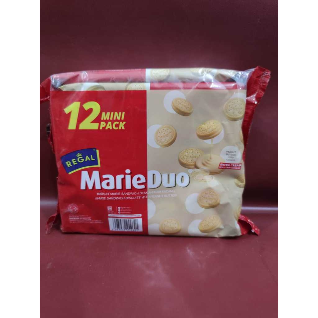 

Regal Marie Duo Peanut isi 12 Mini Pack