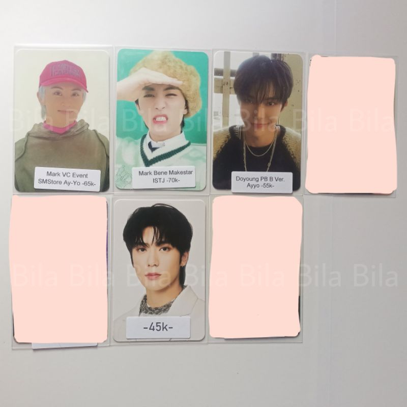 photocard pc nct127 nct 127 doyoung album photobook ayyo ay-yo b ver jaehyun yhe link+ fortune card