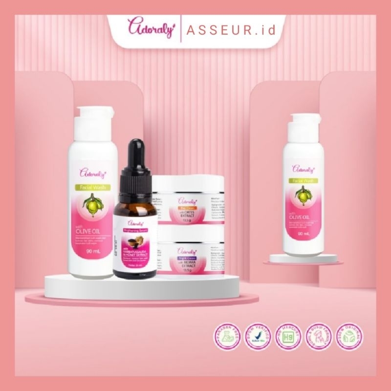 1PAKET ADORALY SKINCARE + TONER