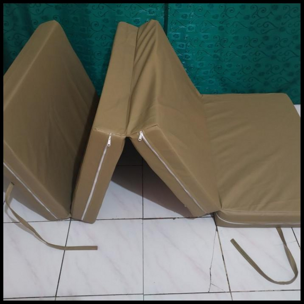 Sarung Kasur Busa INOAC Lipat Empat 100 x 200 Bahan Oscar Waterproof