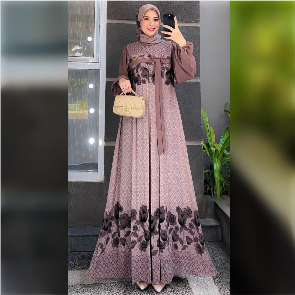 Produk Oke MIZNA SET HIJAB segiempat Ceruty Babydol Armany by Dumma