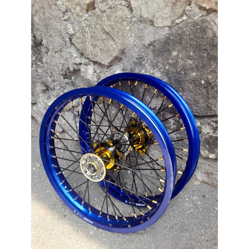 VELG KLX WHEELSET KLX CACING 140 160 RING 17 BIRU