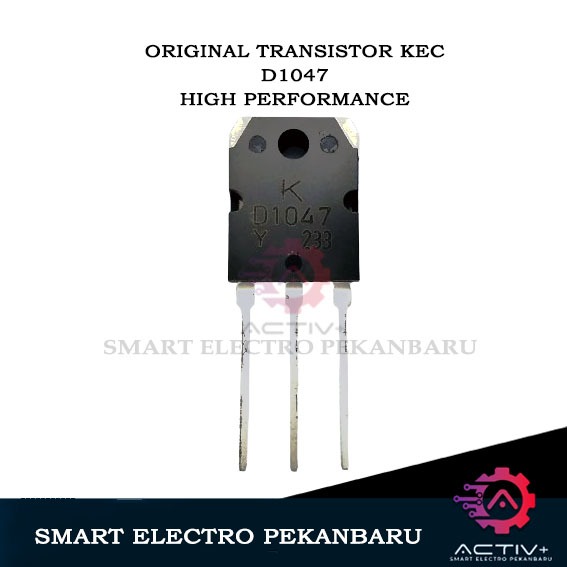 ORIGINAL KEC TRANSISTOR D1047 ASLI 2SD1047 ORIGINAL ORI MERK KEC KOREA ELECTRONICS D 1047 D1047C TR 