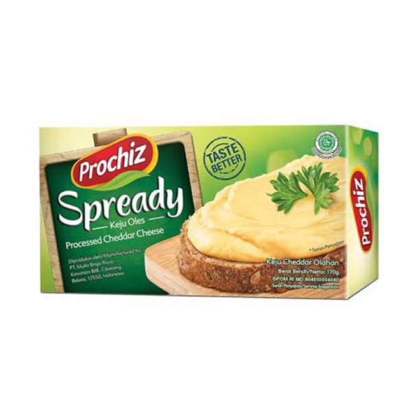 

[KODE PRODUK 0ISLJ4562] Prochiz Spready Keju Oles 160gr