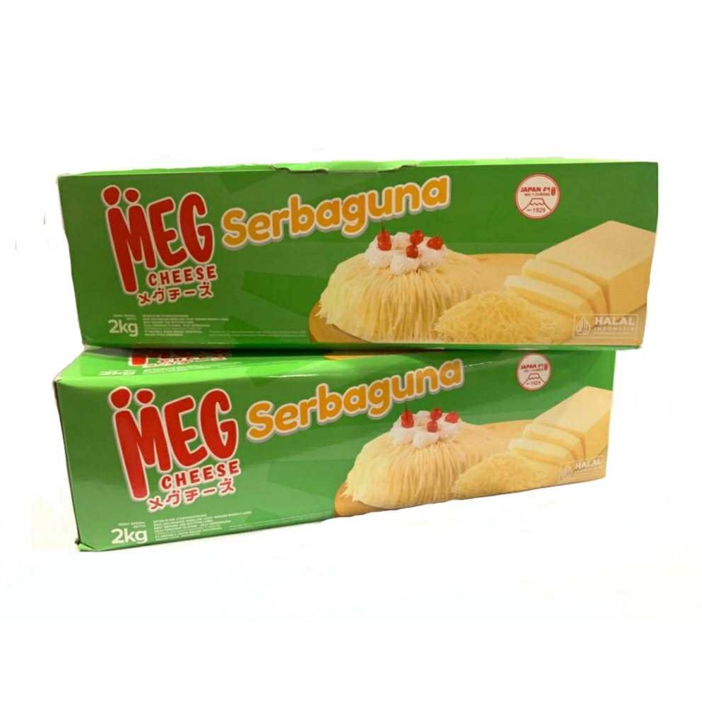 

[ZI6] Keju Cheddar - Cheese Cheddar Meg Serbaguna 2kg 8972