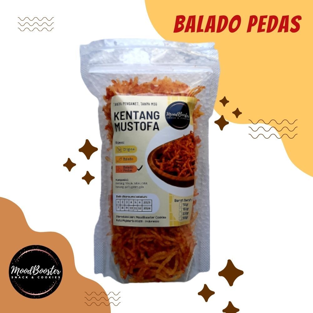 

Korzaln Kentang Mustofa Krispi 100G By Snack Premium Moodbooster Food