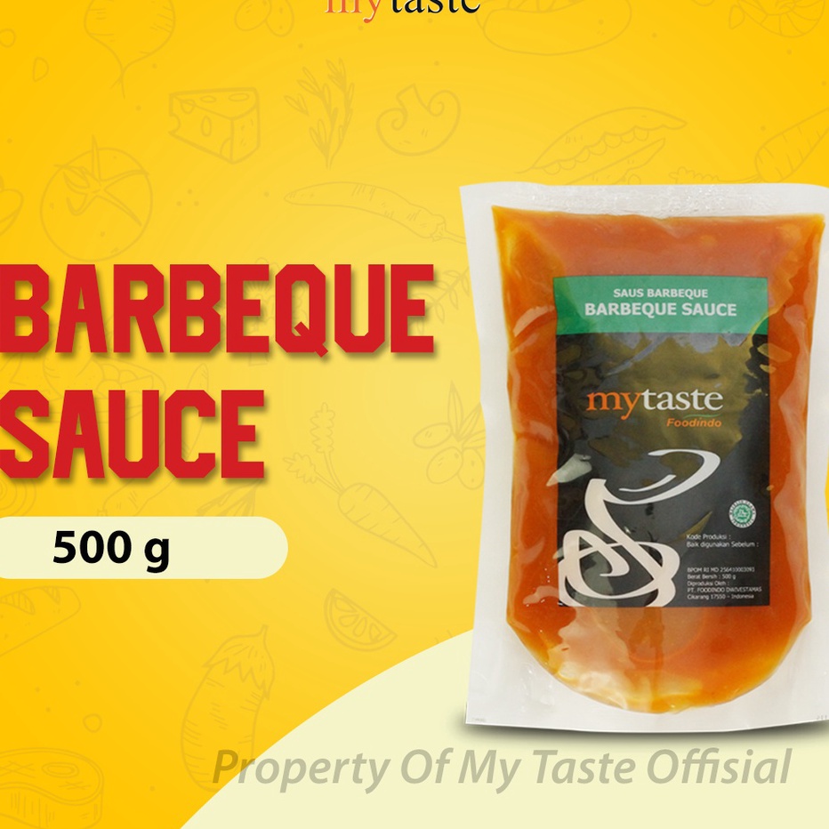 

➷Laris✧➢ My Taste Barbeque Sauce 500gr Saus Barbeque Original Saos BBQ Bumbu Barbeque Daging Grill Bakar A95