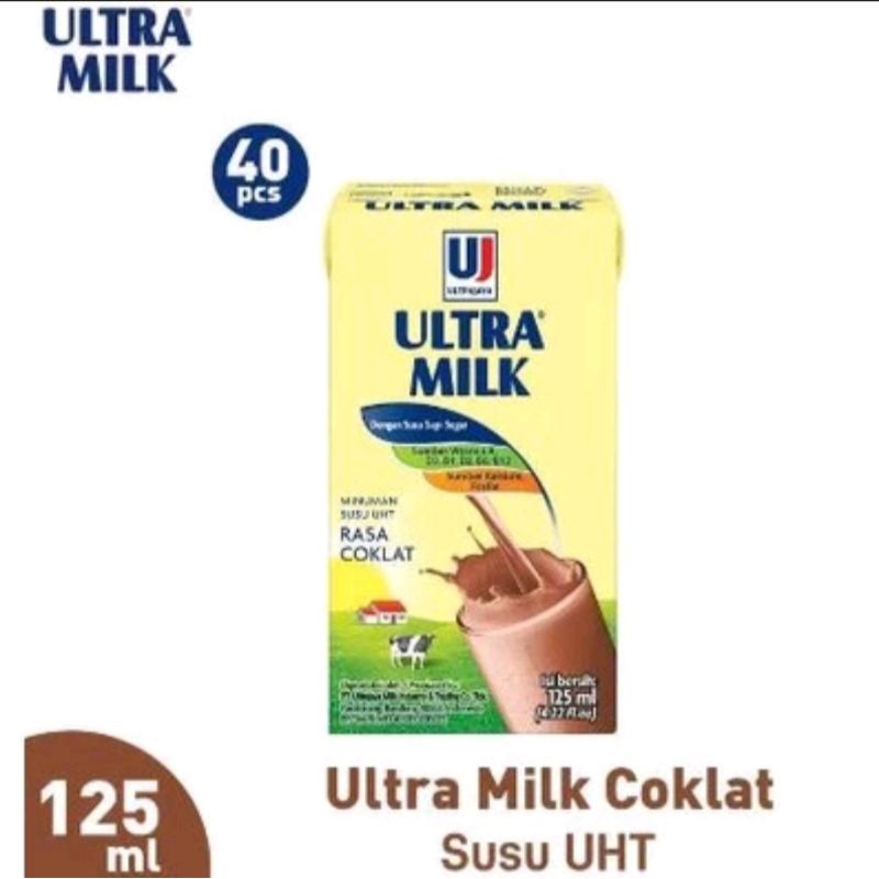 

susu ultra 125 ml || per 5 pcs