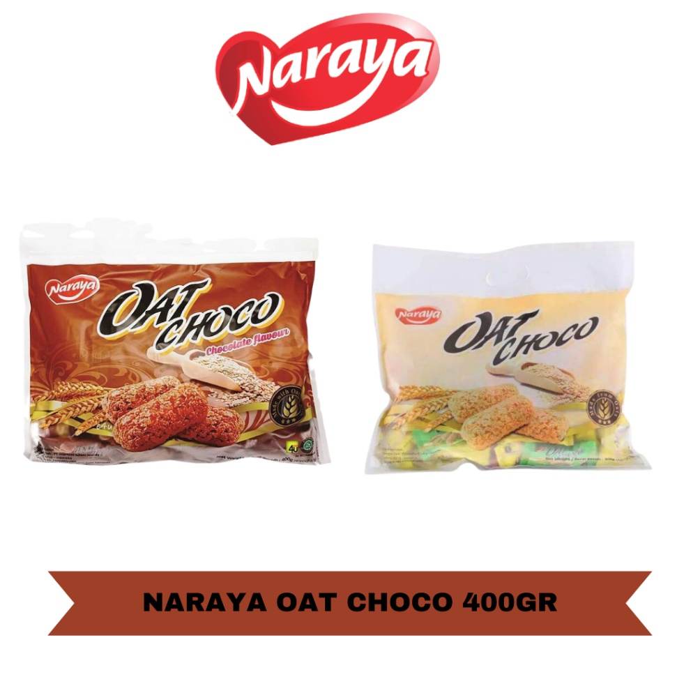 

46 Naraya Oat Choco 400GR Chocolate Original Isi 40pcs 38