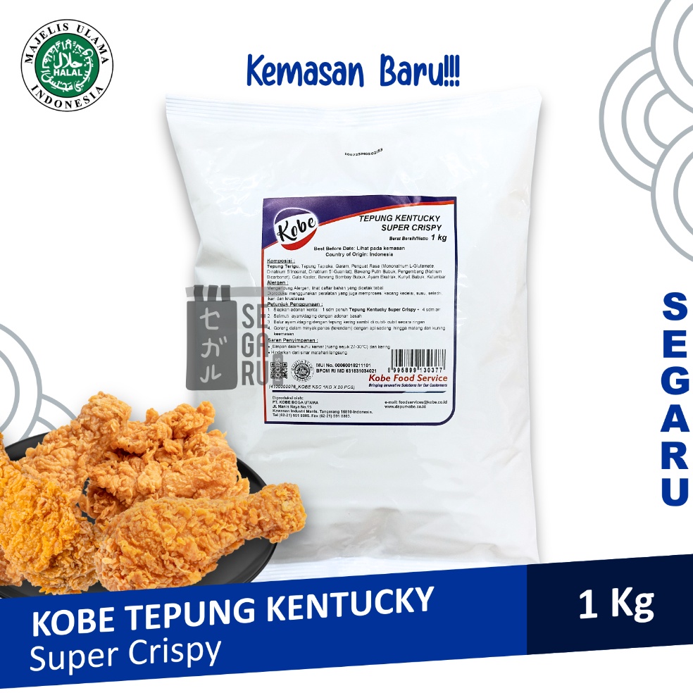 

QK38 KOBE Tepung Kentucky Super Crispy | Kobe Tepung Ayam Goreng Renyah 1Kg Harga Murah