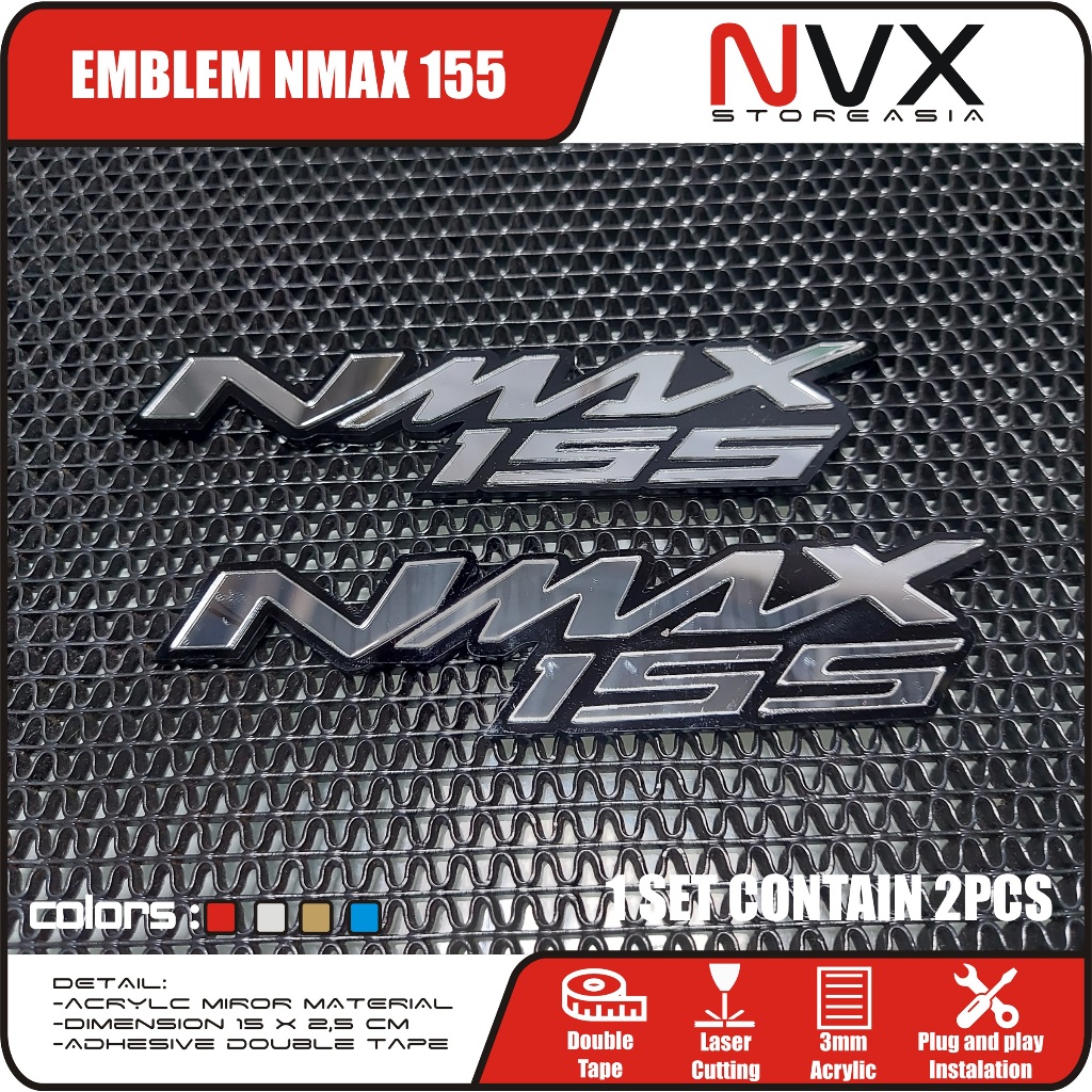 FGH 2pcs Emblem Nmax 155 YAMAHA Nmax new nmax old 155 Real picture AST