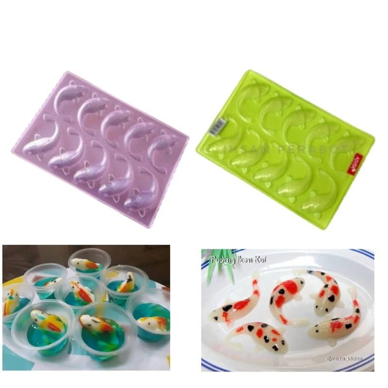 CETAKAN PUDING IKAN KOI/CETAKAN COKLAT/CETAKAN PUDING/IKAN KOI
