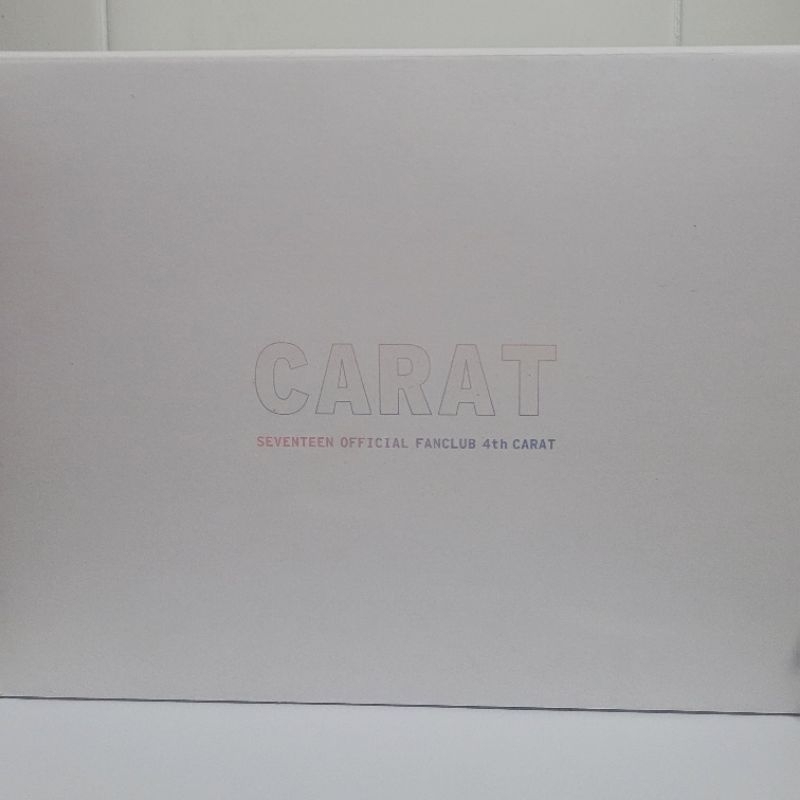 Seventeen 4th Gen Carat Box + Photobook + Dictionary + Card Holder + Ice Tray