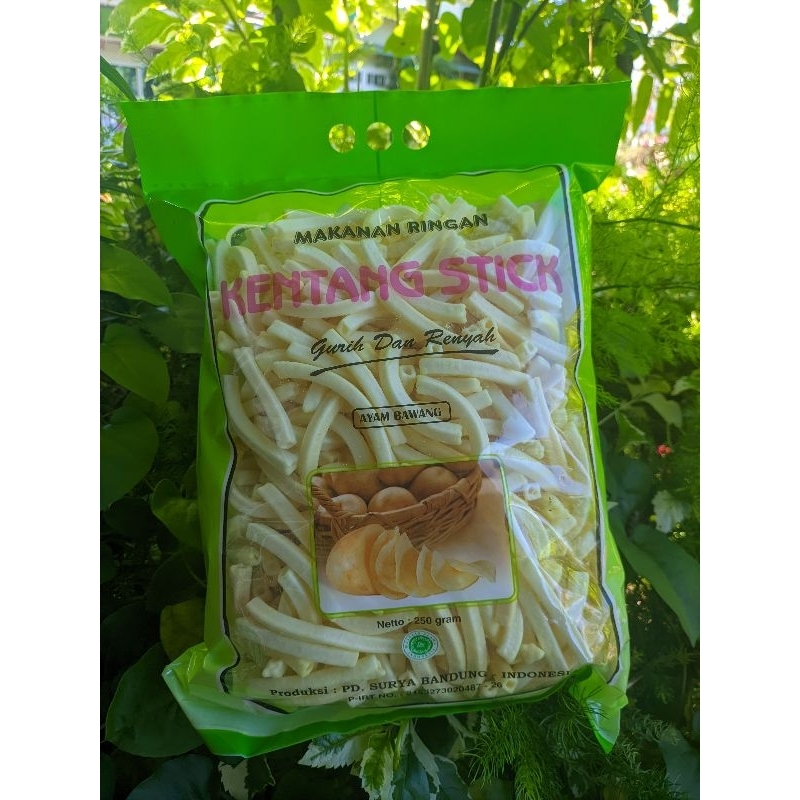 

Kentang stick Rasa Ayam Bawang Merek,Keju, Balado Sarikaya pengiriman Bukittinggi Padang