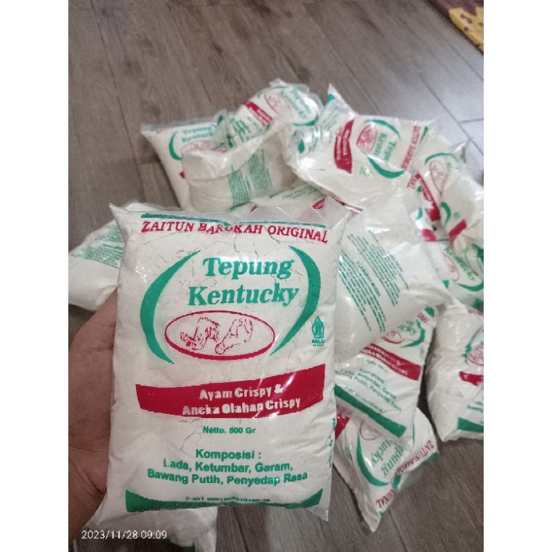 

500gram Tepung kfc / tepung bumbu kentucky / tepung kentucky / tepung zaitun barokah