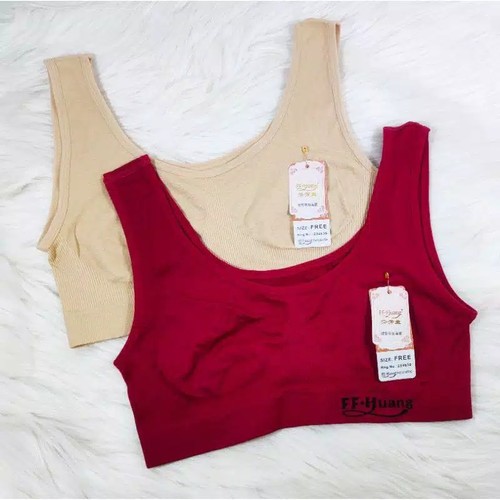 Miniset Rajut Remaja Wanita Polos Tanpa Cup Bra  / Mini Set Remaja Rajut Murah Motif Random