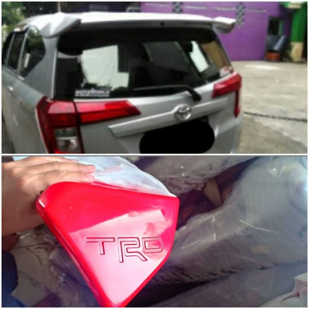 SPOILER CALYA MERAH LOGO TRD